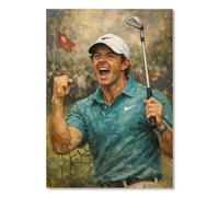 AllStarMedia Tribute to Rory McIlroy Inspired Golf Poster Print | Fan Art Style Legend Wall Art | Contemporary Sports Home Décor | Limited Edition Print | A3 Unframed (30 x 40 CM)