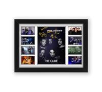AllStarMedia Tribute to The Cure Inspired Gothic Rock Poster Print | Fan Art Style Alternative Rock Band Wall | Fan Art Gift | Music Wall Art | Limited Edition Print | A4 Framed (30 x 21 CM)