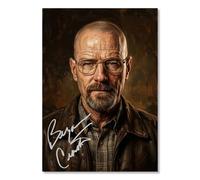 AllStarMedia Tribute To Walter White Signed Poster Print | Breaking Bad Limited Edition Fan Gift | Collectible TV Show Memorabilia Merchandise | Heisenberg Art Tribute Wall Art (A3 Unframed)