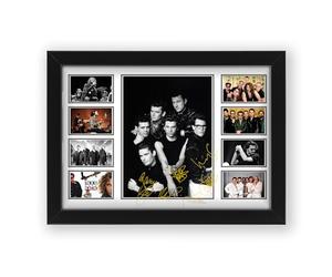 AllStarMedia Tribute Too INXS Memorabilia Signed Poster Print - Limited Edition Autograph Fan Gift - Collectible Memorabilia Merchandise (Framed A4 (30x21cm))