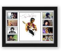 AllStarMedia Tribute Too Jimi Hendrix Signed Poster Print - Limited Edition Autograph Fan Gift - Collectible Memorabilia Merchandise (Unframed A4 (30x21cm))