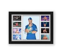 AllStarMedia Tribute Too John Cena Signed Poster Print- Limited Edition Autograph Fan Gift - Collectible Memorabilia Merchandise Framed A4 (30x21cm)