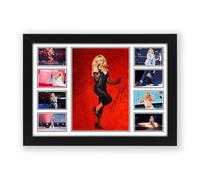 AllStarMedia Tribute Too Sabrina Carpenter Signed Poster Print - Limited Edition Autograph Fan Gift - Collectible Memorabilia Wall Art Merchandise (A4 Framed)
