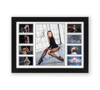 AllStarMedia Tribute Too Tate McRae Signed Poster Print - Limited Edition Autograph Fan Gift - Collectible Memorabilia Wall Art Merchandise - Pop Star It’s OK I’m OK (A4 Framed)