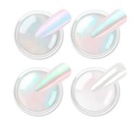 Allstarry Chrome Nail Powder Metallic Mirror Effect Iridescent Aurora