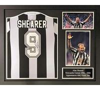 Allstarsignings Alan Shearer signed and framed Newcastle United number 9 shirt with COA and proof. Professionally framed and ready to hang.