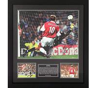 Allstarsignings Dennis Bergkamp signed and Framed Arsenal 16x20 inch photo with COA and proof