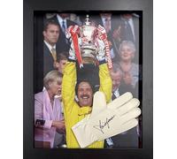 Allstarsignings Framed David Seaman Arsenal signed goalkeeper glove