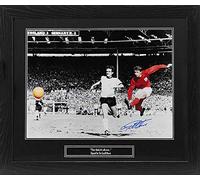 Allstarsignings Framed Sir Geoff Hurst signed England 16x20 photo with COA and proof.