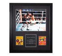 Allstarsignings Framed Sugar Ray Leonard & Roberto Duran dual signed 16x12 inch boxing photo with COA & proof