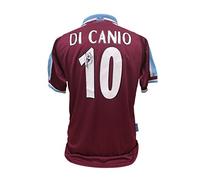 Allstarsignings West Ham United 2000 shirt signed by Paolo Di Canio with COA and proof.