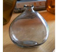 allston glass round decorative vase in smoke