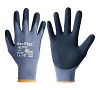 AllStyle By Patel ATG 42-874 MaxiFlex Ultimate Mechanical Hazard Gloves, Black/Grey, Nylon Liner, Nitrile Coating, EN388: 2016 4131A, Size 5 (7)