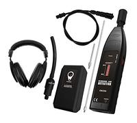 allsun Pro Ultrasonic Leak Detector& Transmitter Automotive Noise Finder Electronic Stethoscope Machine Noise Monitor 36-44KHz Air Gas Water Dust Leak Pressure Vacuum Diagnose Tool