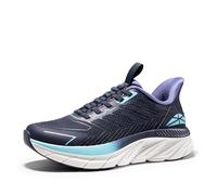 ALLSWIFIT Women's Trainers Slip On Walking Shoes Running Comfortable Tennis Breathable Non Slip Athletic Gym Workout Cross Training Sneakers,Size 7.5,Blue-N,SARR034W