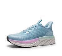 ALLSWIFIT Women's Trainers Slip On Walking Shoes Running Comfortable Tennis Breathable Non Slip Athletic Gym Workout Cross Training Sneakers,Size 4.5,Light Blue-N,SARR034W