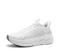 ALLSWIFIT Women's Trainers Slip On Walking Shoes Running Comfortable Tennis Breathable Non Slip Athletic Gym Workout Cross Training Sneakers,Size 6,White-N,SARR034W