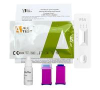 ALLTEST Prostate Test Kit - Rapid PSA - Easy to Follow, Fast & 99.1% Accurate Diagnosis Compared to Enzyme-Linked Immunosorbent Assay (10 Tests - Box)