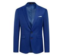 Allthemen Mens Slim Fit Casual Blazer 2 Buttons Formal Business Suit Jackets Single Breasted Wedding Tuxedo Smart Blazer Blue M