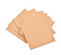 Allthingstore 10Pcs Cork Coasters Square Cork Mat DIY Backing Sheet For Home Bar For Craft, Customizable Blank Tiles, Cork Squares For Coasters, Decor