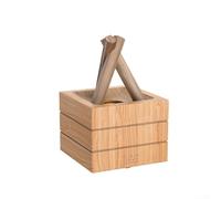 Allthingstore 280ml USB Cool Mist Humidifier With Flame Light Effect, Touch Control For Timer And Mist, Whisper Quiet Operation And Auto Shut Off Safety Function(Wood Grain)