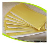 Allthingstore 30 Pack Natural Beeswax Foundation Sheets 19.5x33centimetre For Frames DIY Candle Making Crafts Yellow, Convenient To Use And Has Sufficient Capacity