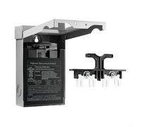 Allthingstore 30A Outdoor AC Disconnect Switch 120/240V 2-Pole Pull-Out Handle Waterproof Galvanized Steel Enclosure with Lockable Box for Air Conditioning Units