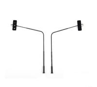 Allthingstore 3Pcs Traffic Lights For H0 Model Railroad Gauge 1 87 With Pedestrian LED Lights Operates On 3V DC Or AC Power Includes Series Resistor Accessories