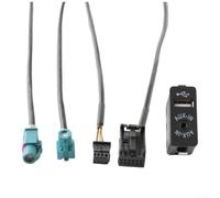 Allthingstore 4 Pin AUX Harness Cable for BMW NBT and For EVO Compatible Car Switch Connection Cable Supporting USB Interface and Audio Integration