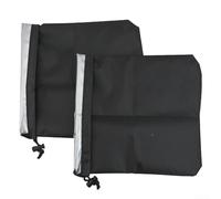 Allthingstore Auto Side Wing Mirror Covers 2 Pieces with Waterproof Oxford Fabric for Rearview Mirror Protection from Snow Ice Frost and Bird Pecking Suitable for Various Vehicles