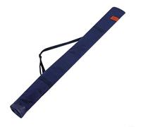 Allthingstore Canvas Fishing Rod Bag Umbrella Organizer Adjustable Strap Large Capacity Storage Case Blue Yellow 130x15x15cm(1.2m Blue)