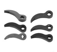 Allthingstore Comprehensive Utility 6 PCS Pry Bar Wrench Kit Dependable Steel Adapters Built to Last