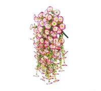 Allthingstore Decorative Hanging Artificial Morning Glory Flowers Vine For Patios, Gardens, And Porches, Made From Plastic With Realistic Floral Design For All Seasons(7)