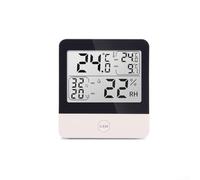 Allthingstore Digital Temperature and Humidity Meter with Stand, -50°C to 70°C Range, Wall-Mountable Hygrometer for Greenhouse, Pharmacy, Home