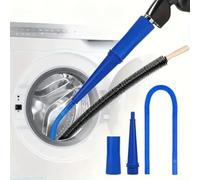 Allthingstore Dryer Vent Cleaner Kit with Flexible Vacuum Attachment, Long Lint Remover Brush for Deep Cleaning Dryer Hoses, Refrigerator Coils and Pet Hair(with brush)
