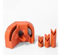 Allthingstore Electric Drill Bit Grinding Sharpener Diamond Wheels Tool for HSS Carbide Cobalt Bits Multipurpose Portable Compact Orange Design
