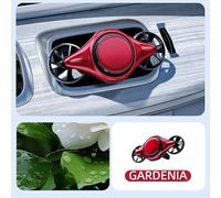 Allthingstore Elevate Your Daily Commute with Spacecraft's Advanced Twin Turbine Rotary Aroma Diffuser Gel (Red)