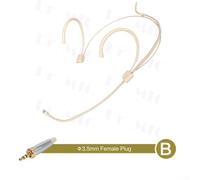 Allthingstore Ergonomic Single Ear Microphone for Stage and Worship Use Cardioid Pickup Pattern (B(For))