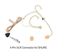 Allthingstore Ergonomic Single Ear Microphone for Stage and Worship Use Cardioid Pickup Pattern (S(For Shure))