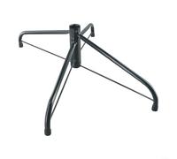 Allthingstore Folding Christmas Tree Stand Iron Tripod Metal Base Bracket for 4-6 ft Artificial Trees with Sturdy Steel Construction and 3 Fix Screws(E)