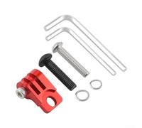 Allthingstore For Brompton Compatible Folding Bike Light Stand Sturdy CNC Bracket for Sports Cameras (Red)