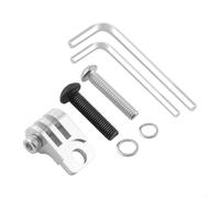 Allthingstore For Brompton Compatible Folding Bike Light Stand Sturdy CNC Bracket for Sports Cameras (Silver)