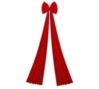 Allthingstore For Christmas Velvet Bow Decoration For Tree And Seasonal Settings, Large 15 74 By 78 74 Inches, And Long Lasting(red)