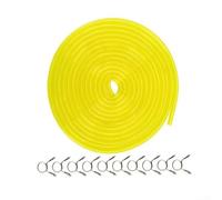 Allthingstore For Lawn Mower Chainsaw Trimmer, 10 Feet Fuel Line Hose inch OD With 10 Clamps