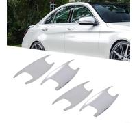 Allthingstore for Mercedes Car Door Handle Trim Covers for C Class & Class Models from 2015 to 2018, ABS Chrome Finish