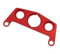 Allthingstore Handlebar Clamps Mounting Bracket for TRX450R, CNC Machined Aluminum, Fits Key Switch and Indicator Light, Lightweight(Red)