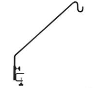 Allthingstore Heavy Duty Extensible Deck Hook, Adjustable for Bird Feeder, Plants, Lanterns, Wind Chimes, 76cm Metal Hanging Rod