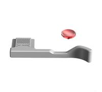 Allthingstore Lightweight Thumb Grip for Fujifilm XM5 Silicone Padded for Extra Comfort (Silver)