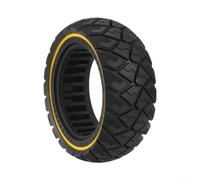 Allthingstore Puncture-Proof Solid Tyre 90/65-6.5 For Electric Scooters, Diamond Pattern Off-Road Tread With For Honeycomb Core