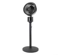 Allthingstore Quiet Pedestal Air Circulator Fan With 3 Speed Settings USB Stand Fan Height Adjustable 58-80cm Low Noise 20DB For Bedroom Office Home(Grey)